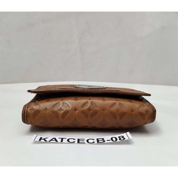 Fossil Brown Leather Credit Card ID Window Trifold Wallet - Picture 5 of 15